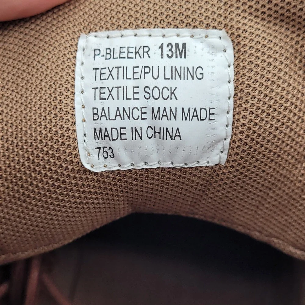 Steve Madden P-Bleekr Chukka Boot Mens Size 13 Cognac Brown Ortholite Comfort